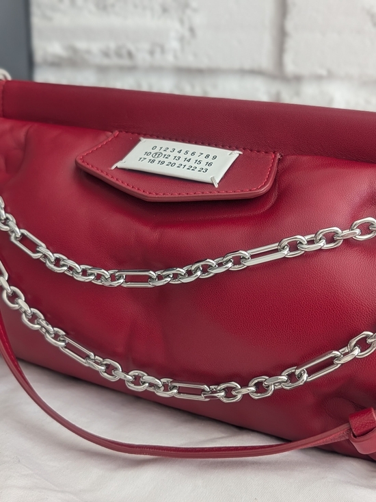 Maison Martin Margiela Handbags - Maison Margiela Glam Slam Red Leather Chain Bag — Excellent ConditionDescripti